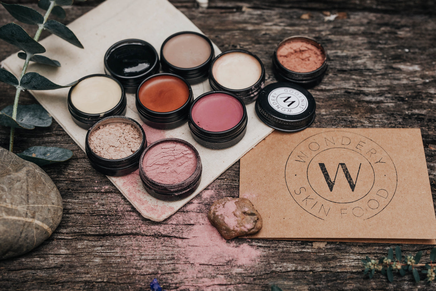Wondery Skin Food All Natural skincare and makeup